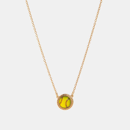 Sporty Element Resin Necklace